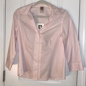 Anne Klein Long Sleeve Button Down